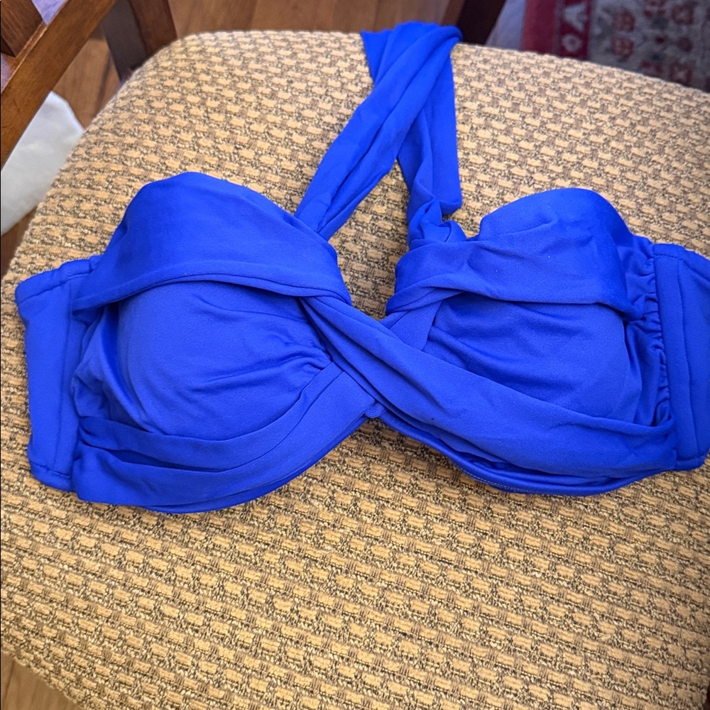 Seafolly Azure Bikini Top blue size 12